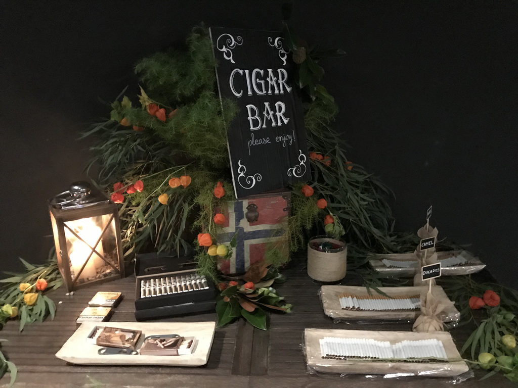 Cigar bar salon boda quinta lacy