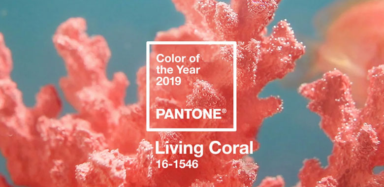 color pantone 2019 living coral